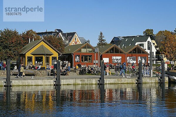 Gebäude am Hafen  Niendorf Ostsee  Timmendorfer Strand  Schleswig-Holstein  Deutschland  Europa