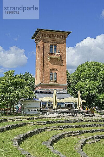 Biergarten Der Turm  Neroberg  Wiesbaden  Hessen  Deutschland  Europa