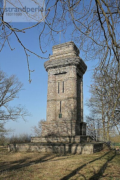 Bismarckturm erbaut 1902  Sargenroth  Hunsrück  Rheinland-Pfalz  Deutschland  Europa