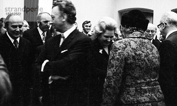 Der Besuch des Bundespraesidenten Gustav Heinemann und seiner Frau Hilda am 9. 3. 1972 in Paderborn galt der Stadt  der auch der Wahlkreis des damaligen Kanzler-Kandidaten Rainer Barzel (CDU) war. Hilda Heinemann  Deutschland  Europa