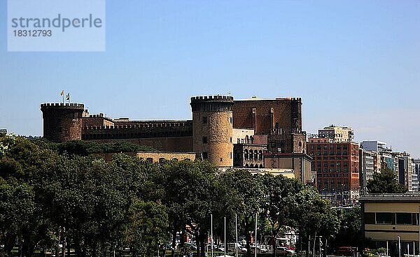 Castle Sant' Elmo auf dem Vomero oberhalb von Neapel  Kampanien  Italien  Europa