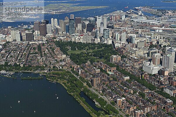Luftaufnahme  Boston  USA  Nordamerika