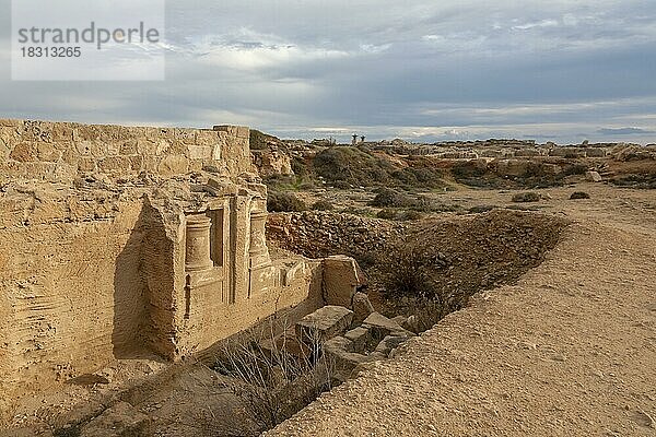 Königsgräber  Tombs of the Kings  nahe Pafos  auch Paphos  Zypern  Europa