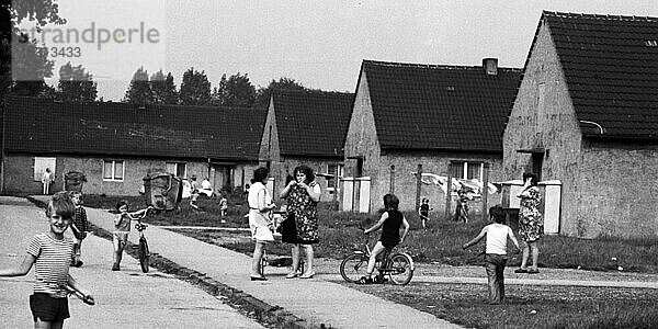 Kinder in einem Obdachlosenasyl am 20.6.1974 in Dortmund  Deutschland  Europa
