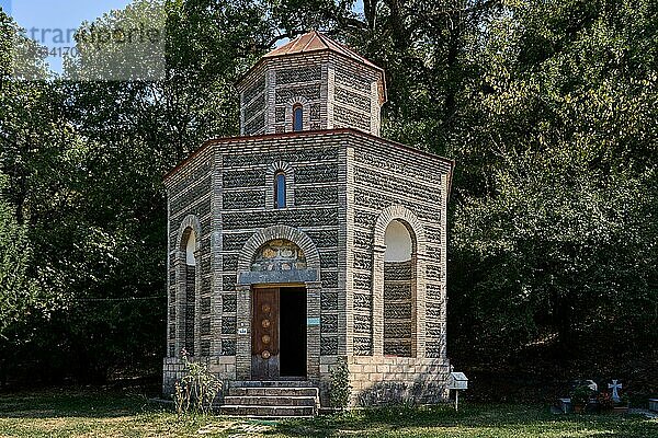 Kirche des Heiligen Hieromartyr Abibos Nekreseli  Klosterkomplex von Nekresi  Kachetien  Georgien  Asien