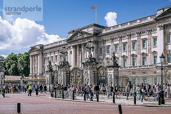 Buckingham Palace  London  City of London  England  United Kingdom  Großbritannien  Europa