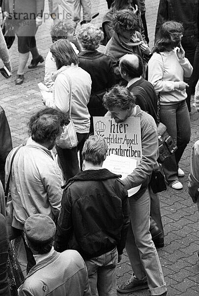 Der 19. Evangelische Kirchentag im Juni 1981  Deutschland  Europa