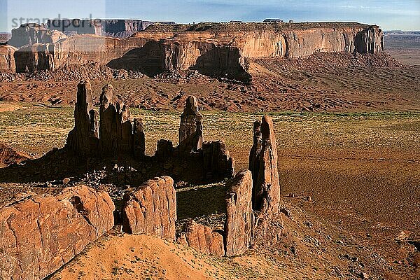 Monument Valley Navajo-Stammespark  Arizona  USA  Nordamerika