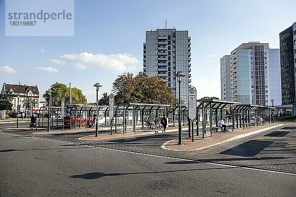 Der Busplatz am Bahnhof  Wesel