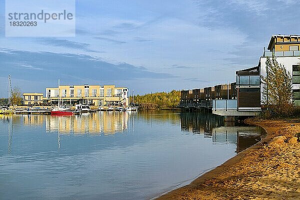 Lagovida  Ferienresort am Störmthaler See bei Leipzig  Sachsen  Deutschland  Europa