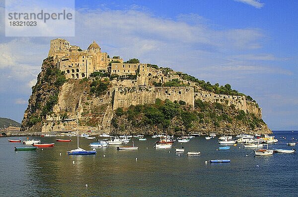 Castello Aragonese  Insel Ischia  Italien  Europa