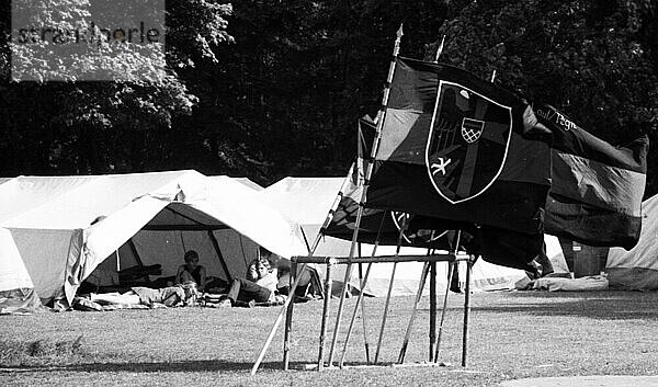 Jaehrlich begeht die Sudetendeutsche Landsmannschaft  hier am 27. 5. 1969 in Nuernberg  traditionell der Sudetendeutschen Tag  Deutschland  Europa