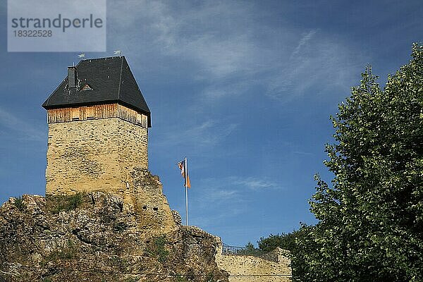 Burg Frauenstein  erbaut 12. Jhdt  in Wiesbaden  Hessen  Deutschland  Europa