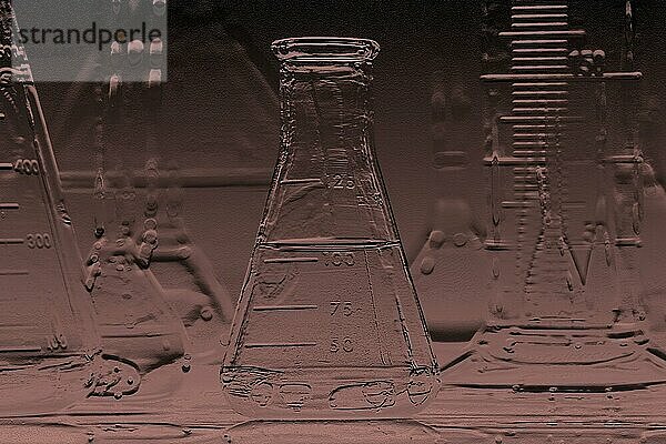 Chemische Glaswaren  Illustration