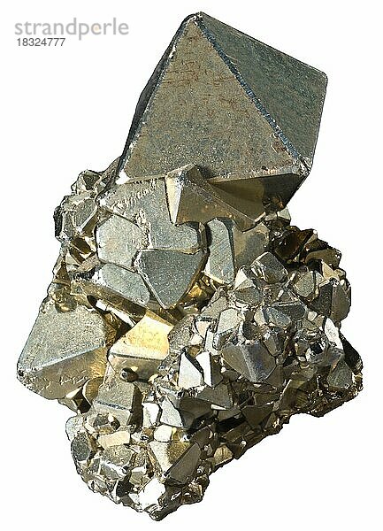 Eisenpyritkristalle  Huanzala  Peru  Südamerika