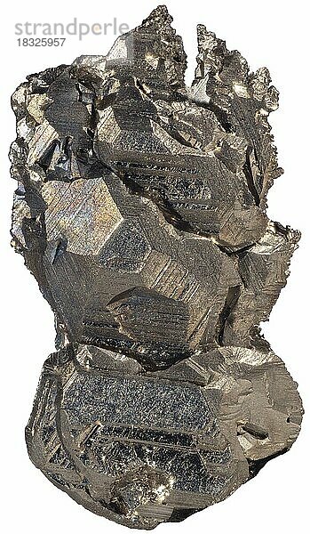 Titanium Crystals Titan ist ein chemisches Element mit dem Symbol Ti und der Ordnungszahl 22