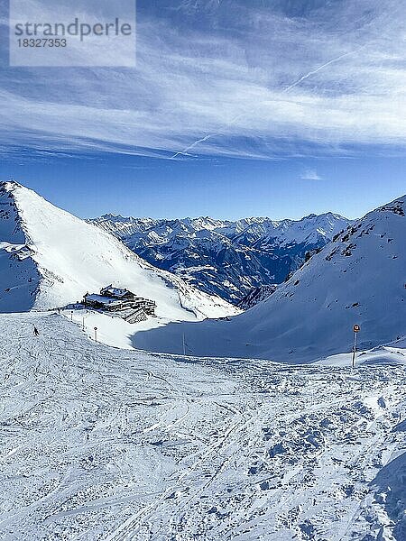 Wedelhütte im Skigebiet Hochzillertal  Tirol  Österreich  Europa