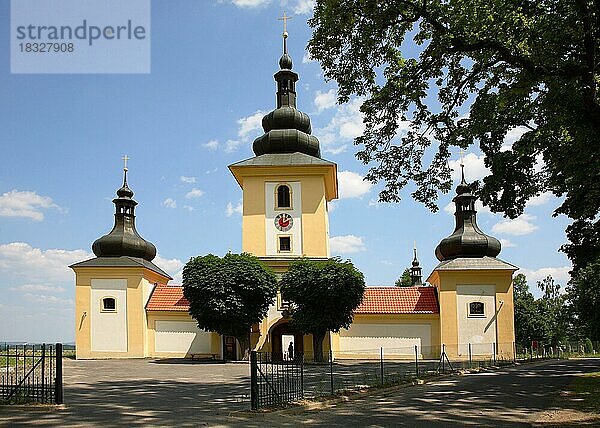 Wallfahrtskirche Maria Loreto in Starý Hroznatov  Altkinsberg  Bezirk Cheb  Eger  Böhmen  Egerland  Tschechische Republik  Europa