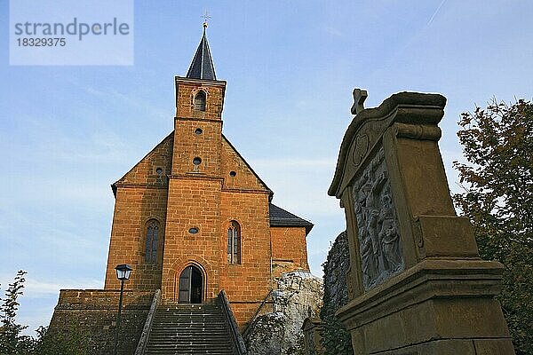 Der Gügel ist eine der bekanntesten Wallfahrtskirchen Frankens  auf dem Gebiet der Stadt Scheßlitz im Landkreis Bamberg  Oberdranken  Bayern  Deutschland  Europa