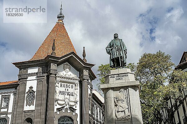 Banco de Portugal  Altstadt von Funchal  Madeira  Portugal  Europa