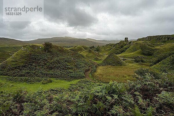 Fairy Glen  Trotternish  Isle of Skye  Innere Hebriden  Schottland  Großbritannien  Europa