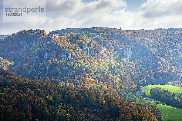 Burg Wildenstein  Naturpark Obere Donau  Schwäbische Alb  Baden-Württemberg  Deutschland  Europa