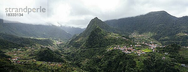 Bergtal  Boaventura  Madeira  Portugal  Europa