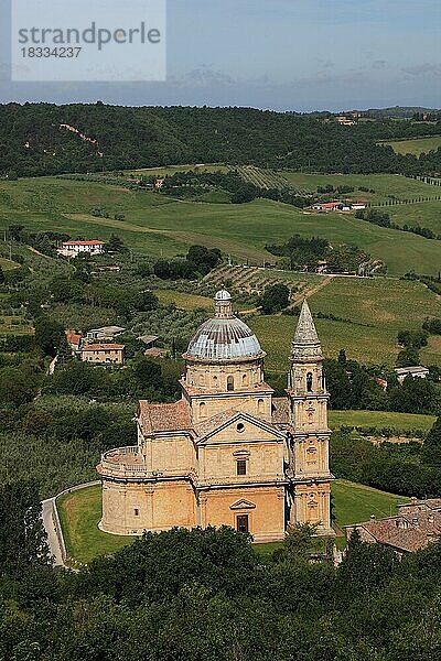Montepulciano  Kirche Madonna di San Biagio  Toskana  Italien  Europa