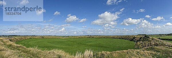 Lembecksburg  abgegangene Ringwallanlage  Borgsum  Föhr  Nordfriesische Insel  Nordfriesland  Schleswig-Holstein  Deutschland  Europa