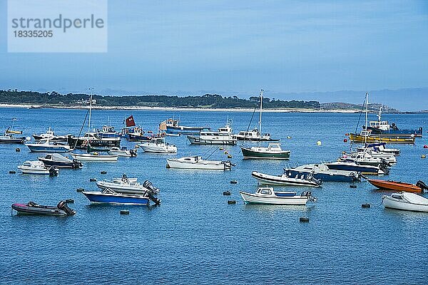 Kleiner Bootshafen  St Mary's  Isles of Scilly  England  Großbritannien  Europa