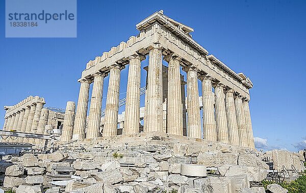 Parthenon Tempel  Akropolis  Athen  Griechenland  Europa