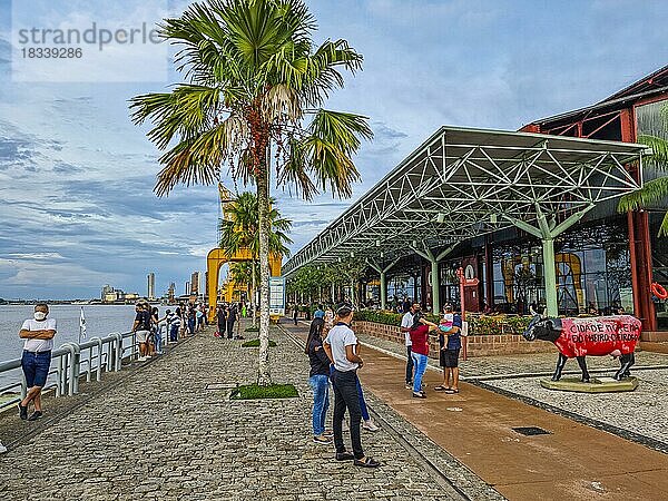 Estacao das Docas  renovierter Pier  Belem  Brasilien  Südamerika
