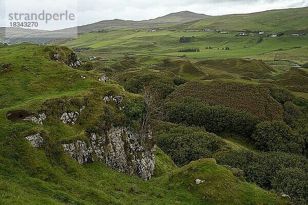 Fairy Glen  Trotternish  Isle of Skye  Innere Hebriden  Schottland  Großbritannien  Europa