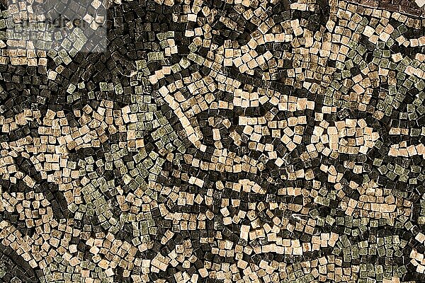 Verschiedene Mosaik-Texturen mit buntem Mosaik gemacht