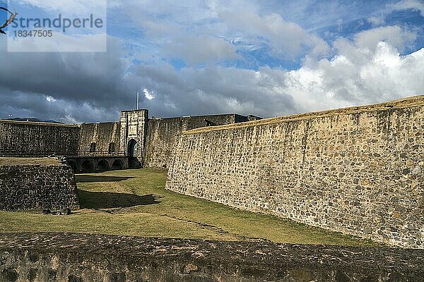 Fort Delgres in Basse-Terre  Guadeloupe  Frankreich  Nordamerika