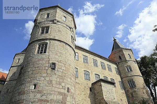 Schloss Bertholdsburg in Schleusingen  Landkreis Hildburghausen  Thüringen  Deutschland  Europa