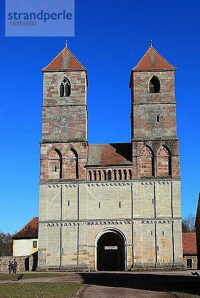 Ruine der Klosterkirche St. Marien  Kloster Veßra  Landkreis Hildburghausen  Thüringen  Deutschland  Europa