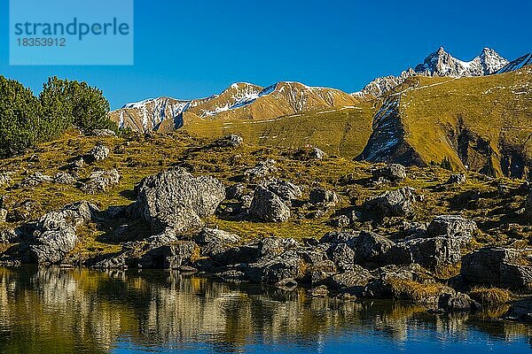 Gugger See  Allgäuer Alpen  Allgäu  Bayern  Deutschland  Europa