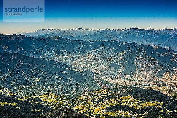 Blick auf die Berge im Hochland von Artvin in der Türkei