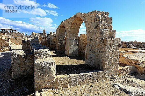 Kourion  assyrisch Ku-ri-i  altgriechisch  lateinisch Curium  historische  antike Ausgrabungsstätte  Ruinenstätte  Zypern  Europa