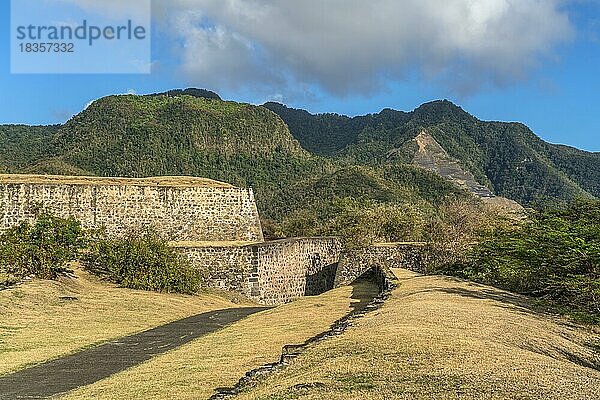 Fort Delgres in Basse-Terre  Guadeloupe  Frankreich  Nordamerika