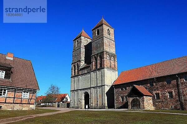 Ruine der Klosterkirche St. Marien  Kloster Veßra  Landkreis Hildburghausen  Thüringen  Deutschland  Europa