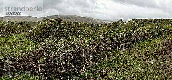 Fairy Glen  Trotternish  Isle of Skye  Innere Hebriden  Schottland  Großbritannien  Europa