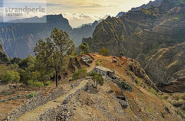 Berglandschaft Insel Santo Antao Kapverden