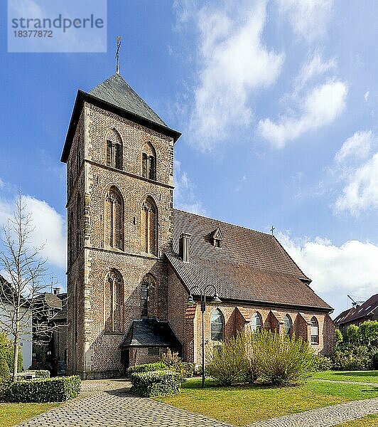 Evangelische Kirche St. Georg  Schermbeck  Münsterland  Nordrhein-Westfalen  Deutschland  Europa