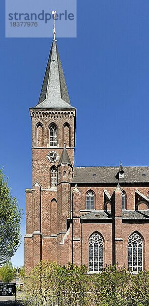 Katholische Pfarrkirche St. Andreas  Velen  Münsterland  Nordrhein-Westfalen  Deutschland  Europa