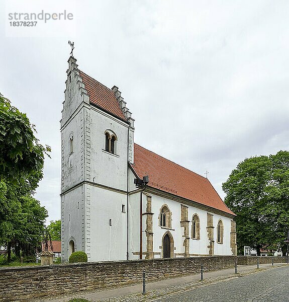 Evangelische Kirche  Mettingen  Münsterland  Nordrhein-Westfalen  Deutschland  Europa