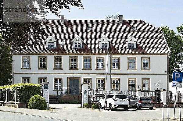 Villa des Feinkost-Unternehmers Homann  heute Kunst- und Kulturzentrum  Dissen am Teutoburger Wald  Niedersachsen  Deutschland  Europa