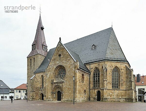 Evangelische Stadtkirche  Westerkappeln  Münsterland  Nordrhein-Westfalen  Deutschland  Europa