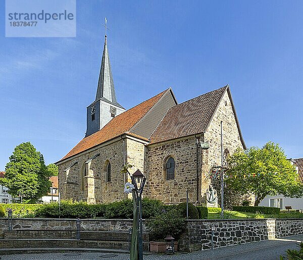 Katholische Fleckenskirche St. Nikolaus  Bad Iburg  Niedersachsen  Deutschland  Europa